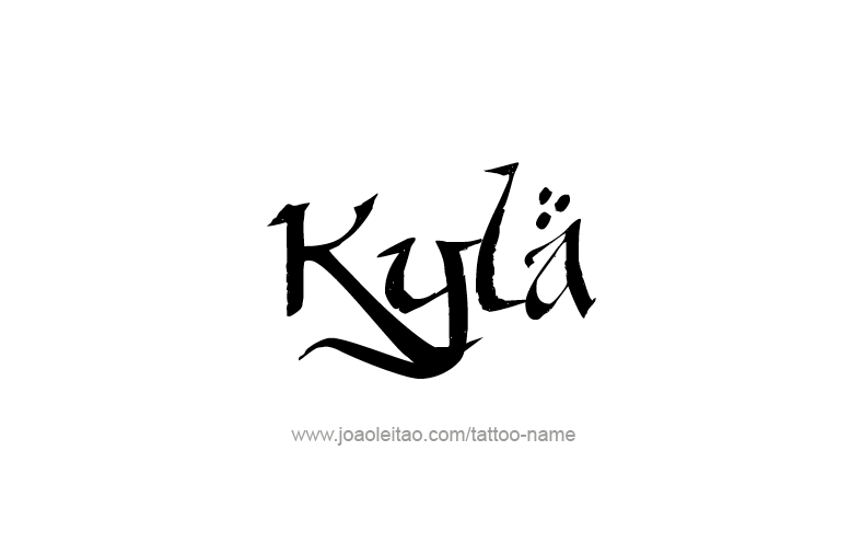 Tattoo Design Name Kyla   