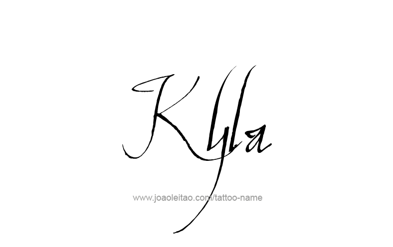 Tattoo Design Name Kyla   