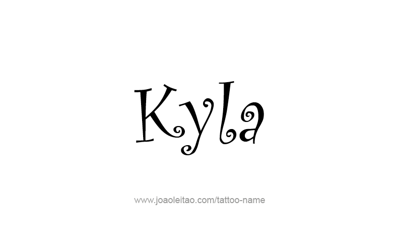 Tattoo Design Name Kyla   