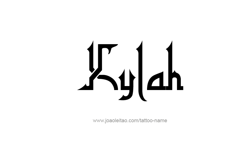 Tattoo Design Name Kylah   