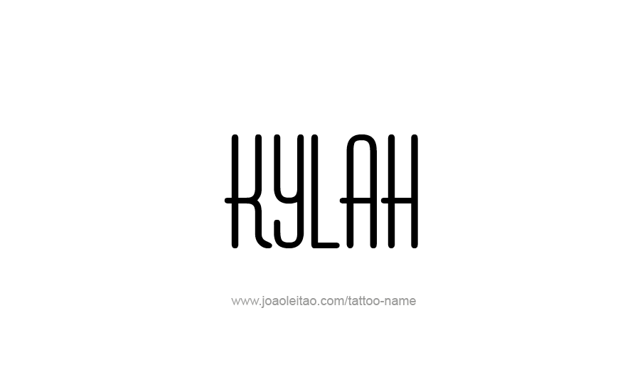 Tattoo Design Name Kylah   