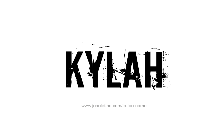 Tattoo Design Name Kylah   