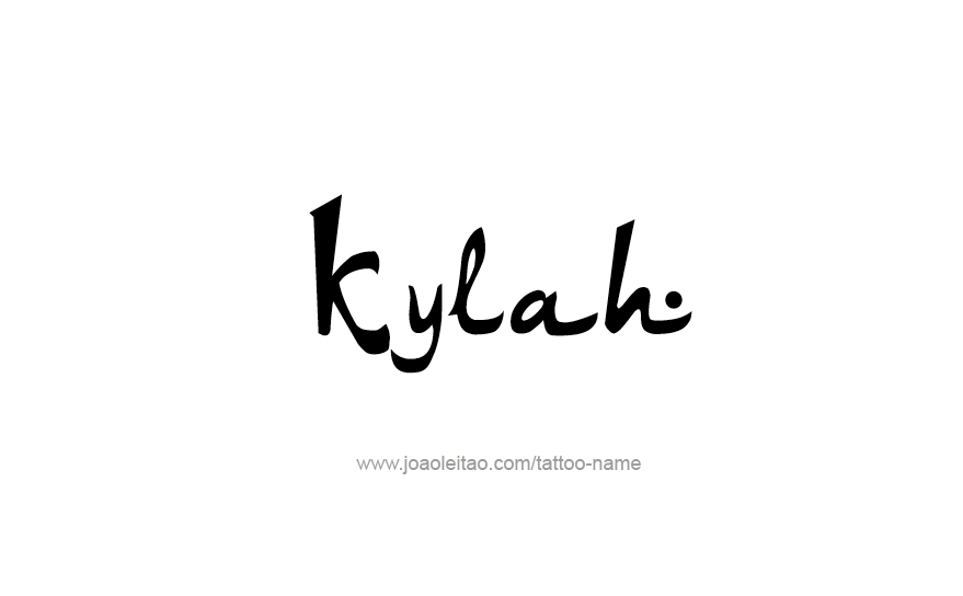 Tattoo Design Name Kylah   