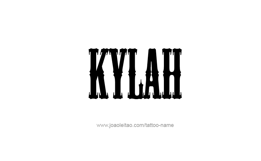 Tattoo Design Name Kylah   