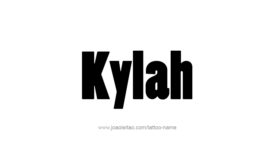 Tattoo Design Name Kylah   