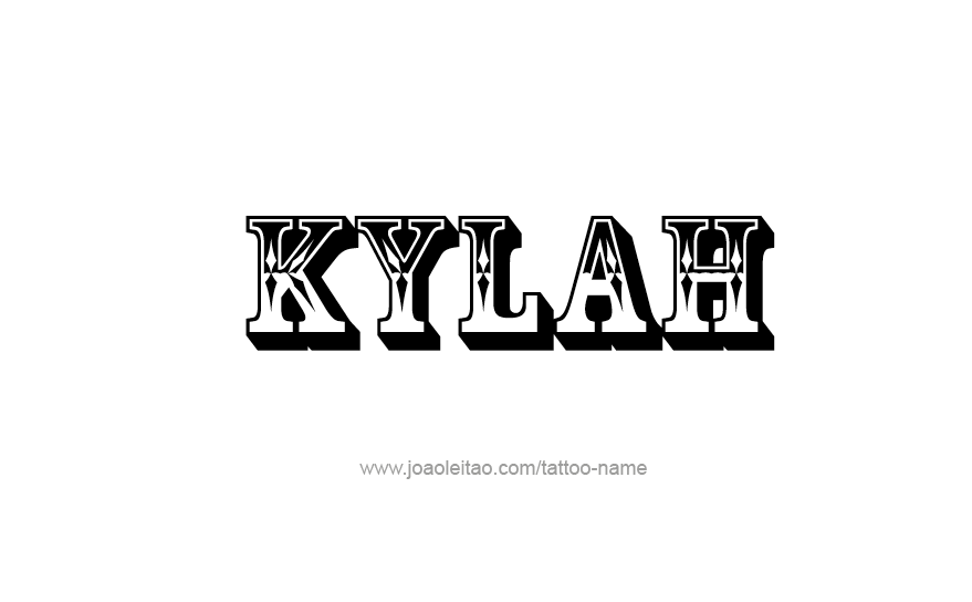 Tattoo Design Name Kylah   