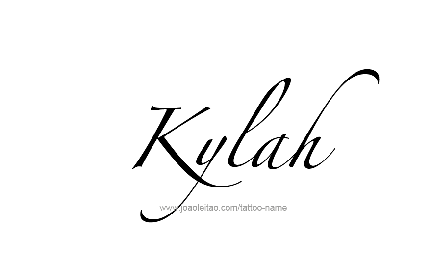 Tattoo Design Name Kylah   