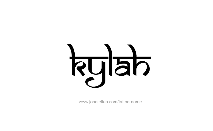 Tattoo Design Name Kylah   