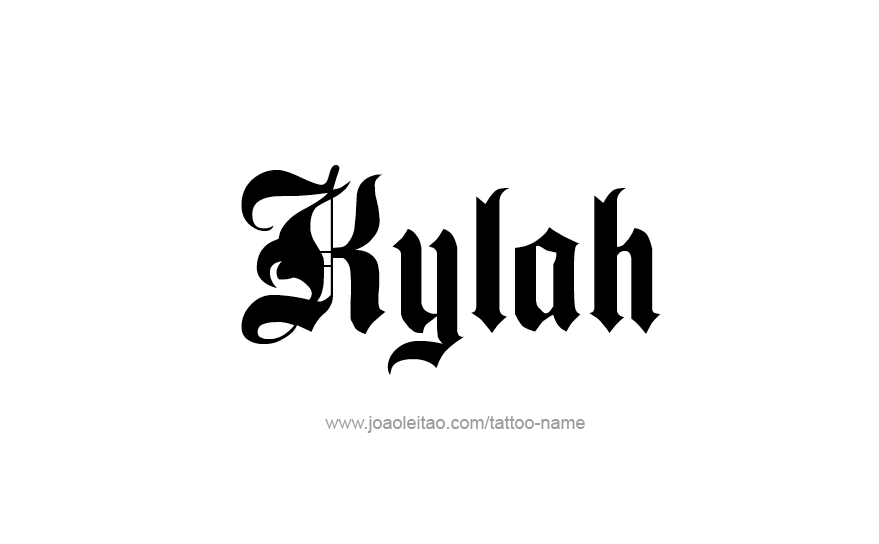 Tattoo Design Name Kylah   