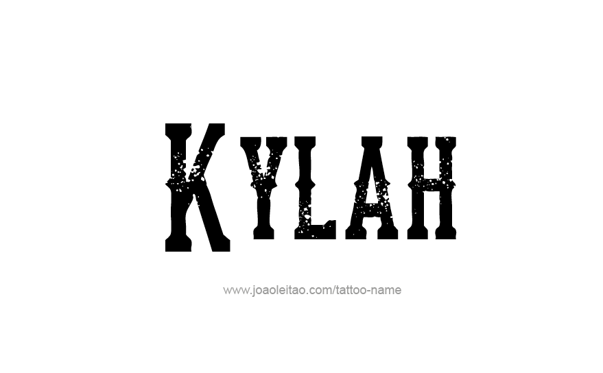 Tattoo Design Name Kylah   