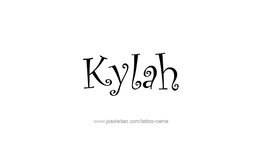 Tattoo Design Name Kylah   