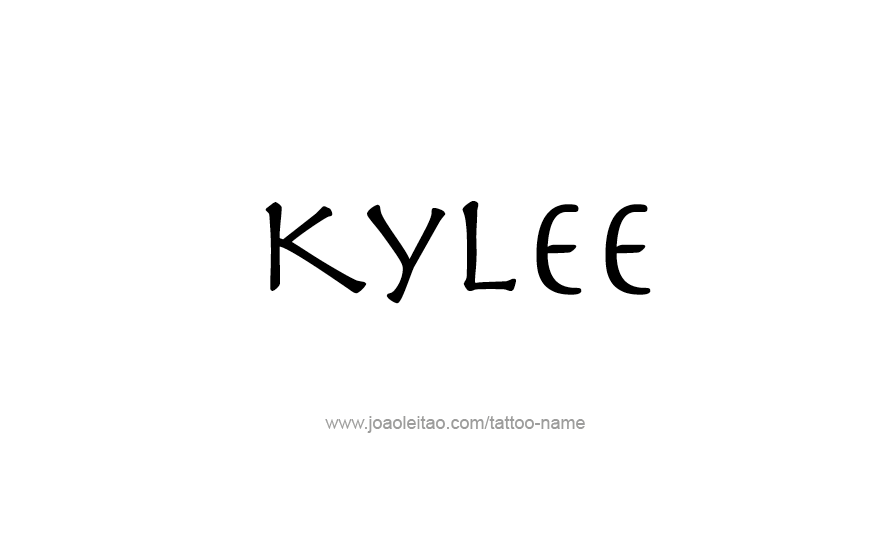 Tattoo Design Name Kylee   