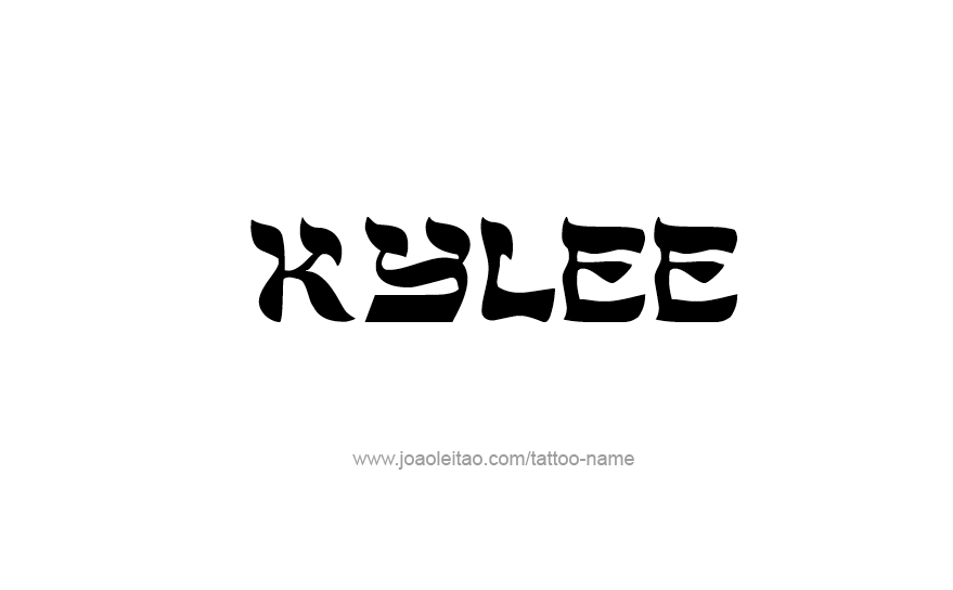 Tattoo Design Name Kylee   