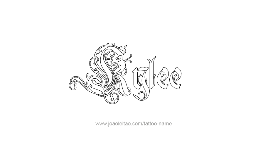 Tattoo Design Name Kylee   