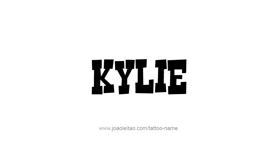 Tattoo Design Name Kylie   