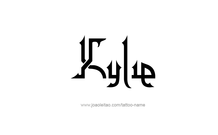 Tattoo Design Name Kylie   