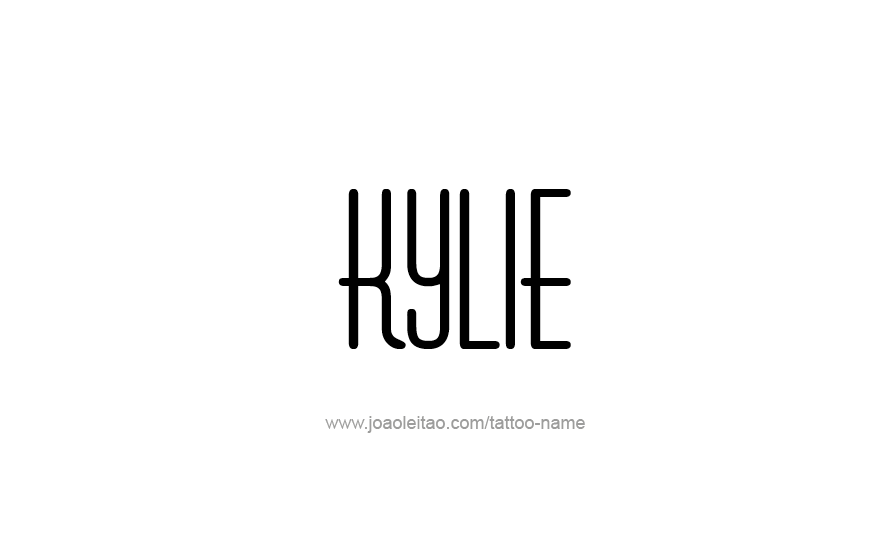 Tattoo Design Name Kylie   