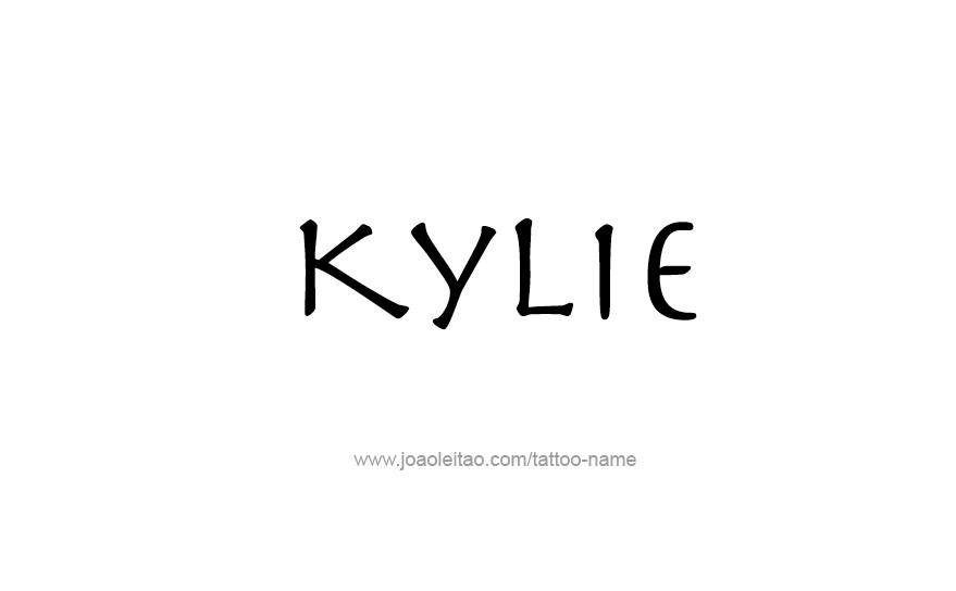 Tattoo Design Name Kylie   