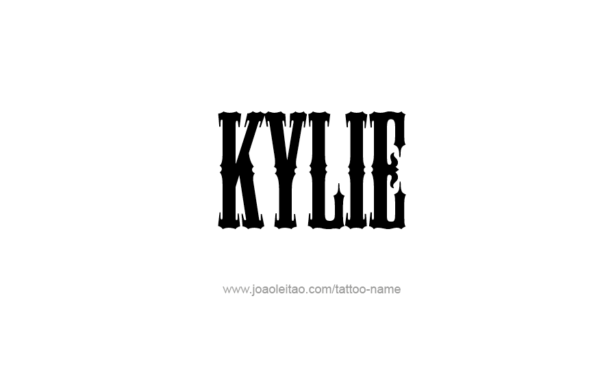 Tattoo Design Name Kylie   