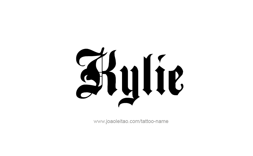 Kylie Name Tattoo Designs