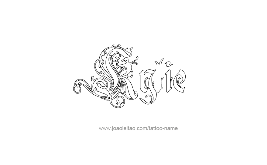 Tattoo Design Name Kylie   