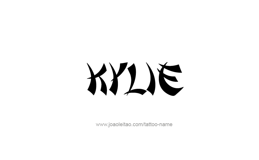 Tattoo Design Name Kylie