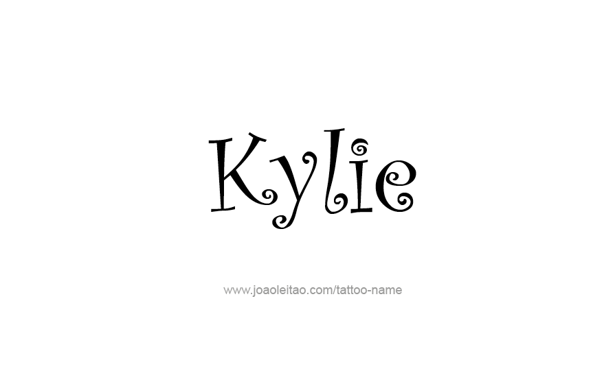 Tattoo Design Name Kylie   