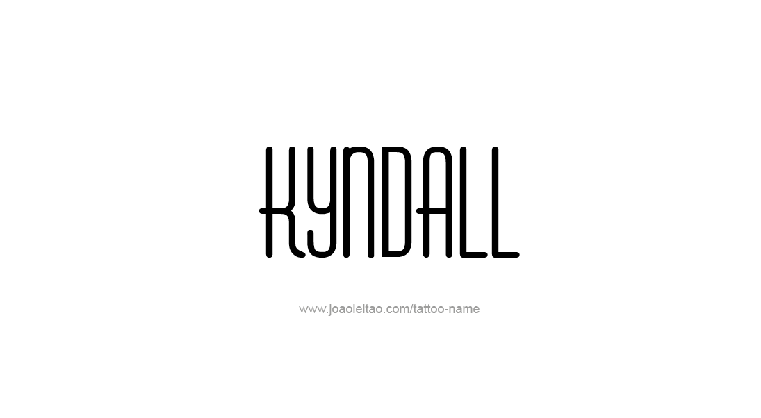 Tattoo Design Name Kyndall   