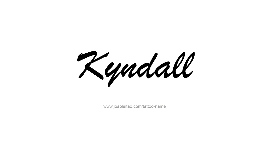 Tattoo Design Name Kyndall   