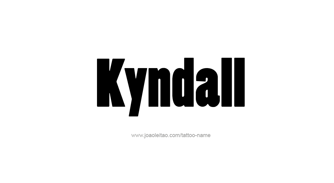 Tattoo Design Name Kyndall   