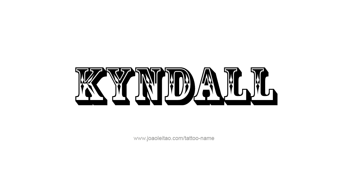 Tattoo Design Name Kyndall   