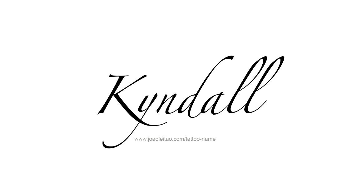 Tattoo Design Name Kyndall   