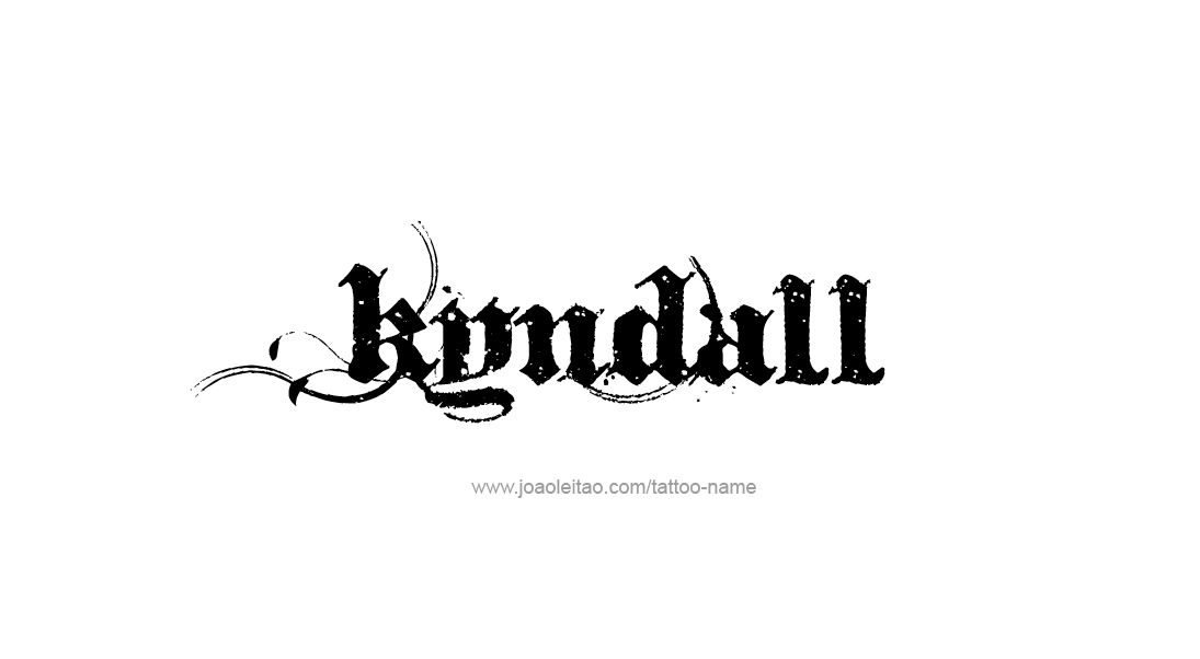 Tattoo Design Name Kyndall   