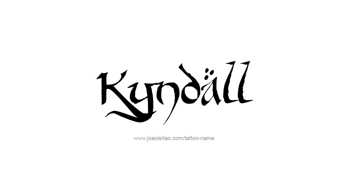 Tattoo Design Name Kyndall   