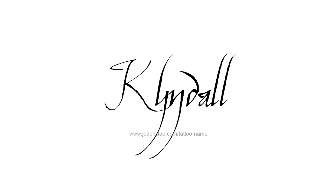 Tattoo Design Name Kyndall   