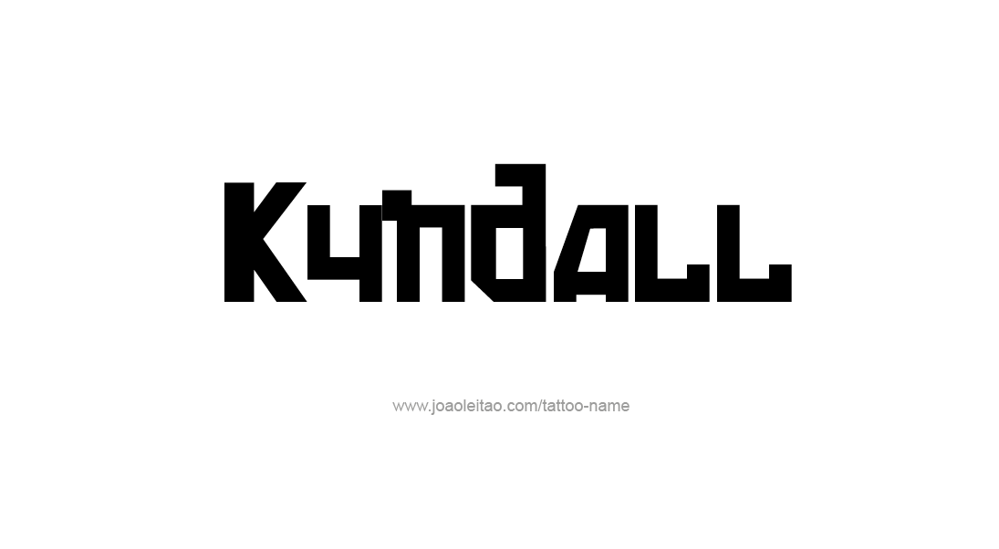 Tattoo Design Name Kyndall   