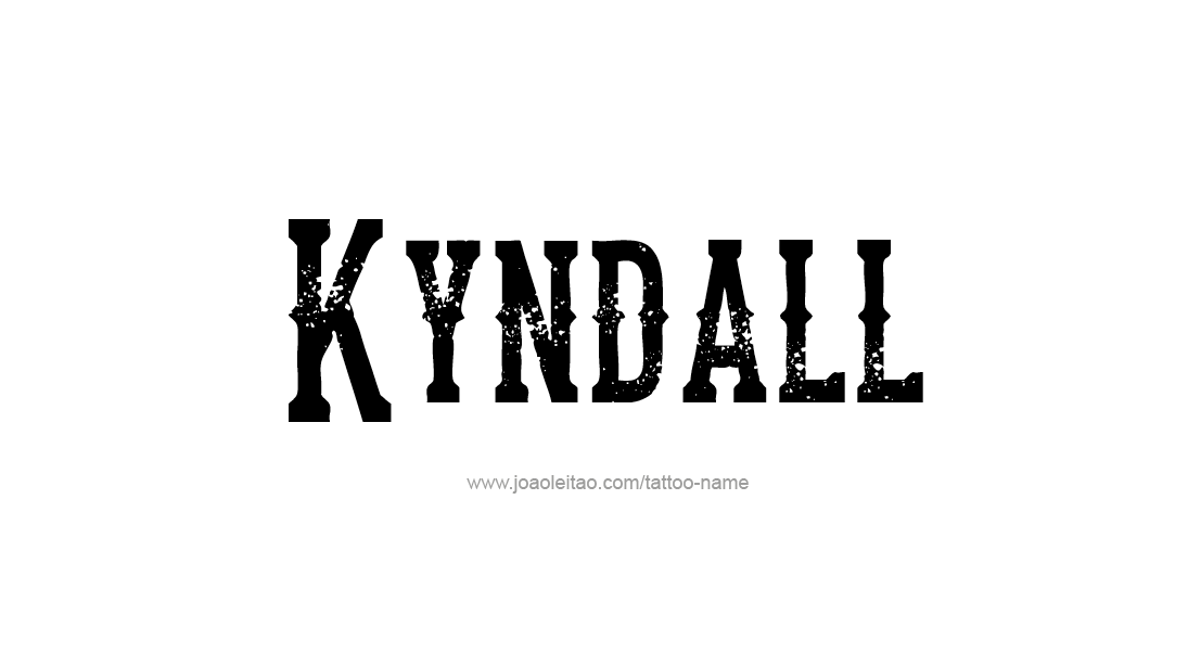 Tattoo Design Name Kyndall   