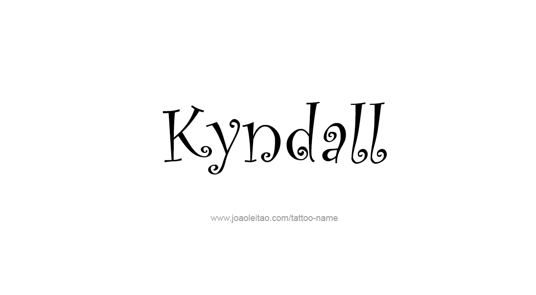 Tattoo Design Name Kyndall   