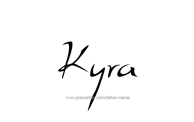 Tattoo Design Name Kyra   