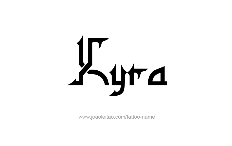 Tattoo Design Name Kyra   