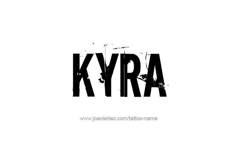 Tattoo Design Name Kyra   