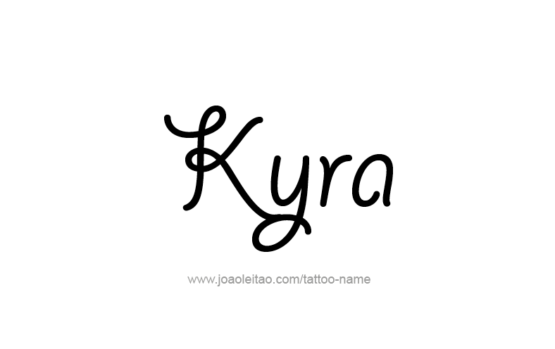 Tattoo Design Name Kyra   