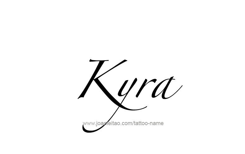 Tattoo Design Name Kyra   