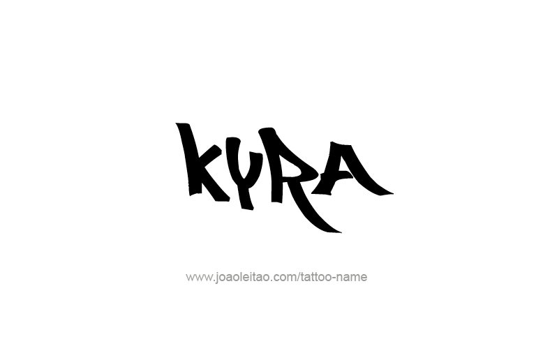 Tattoo Design Name Kyra   