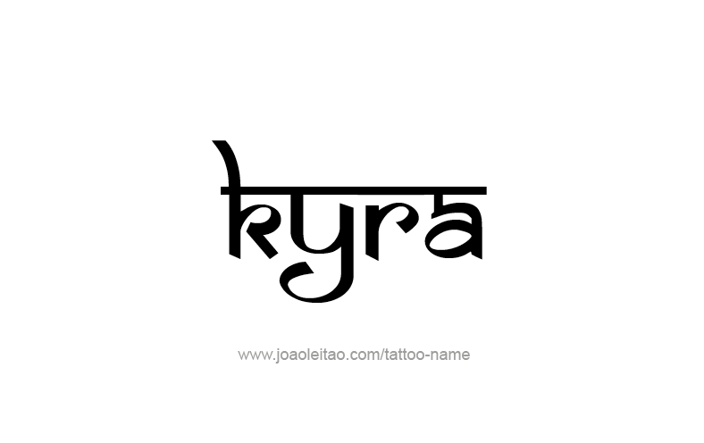 Tattoo Design Name Kyra   