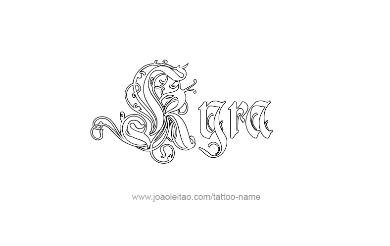 Tattoo Design Name Kyra   