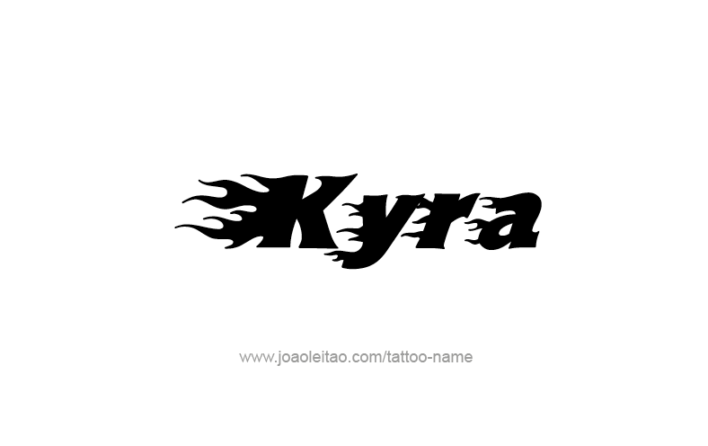 Tattoo Design Name Kyra   