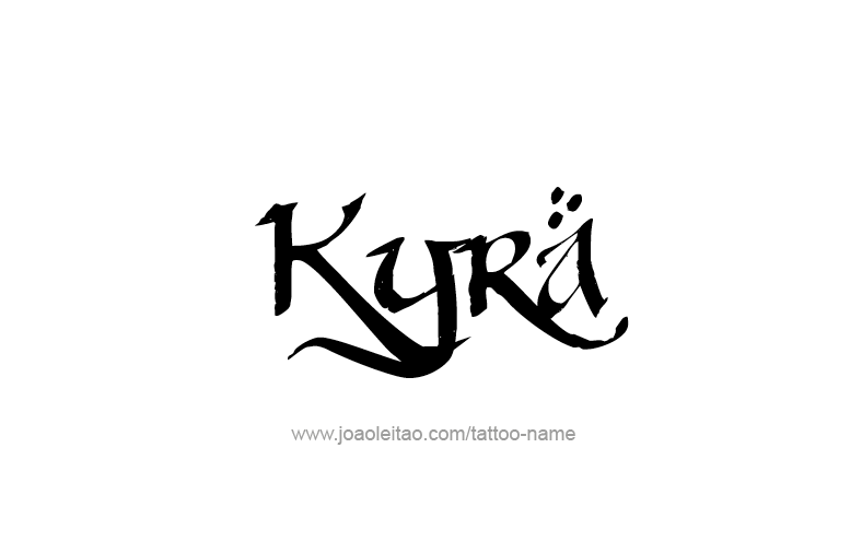 Tattoo Design Name Kyra   