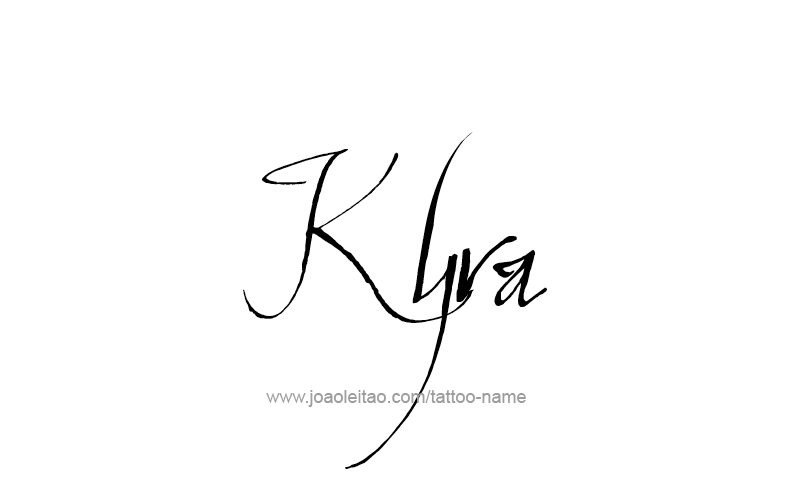 Tattoo Design Name Kyra   