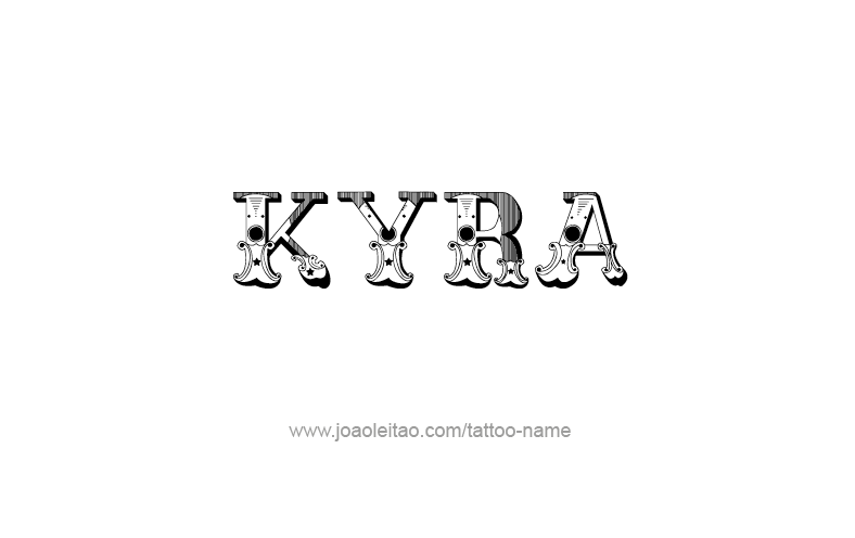 Tattoo Design Name Kyra   